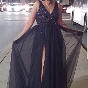 A long ball dress... Very Good for prom